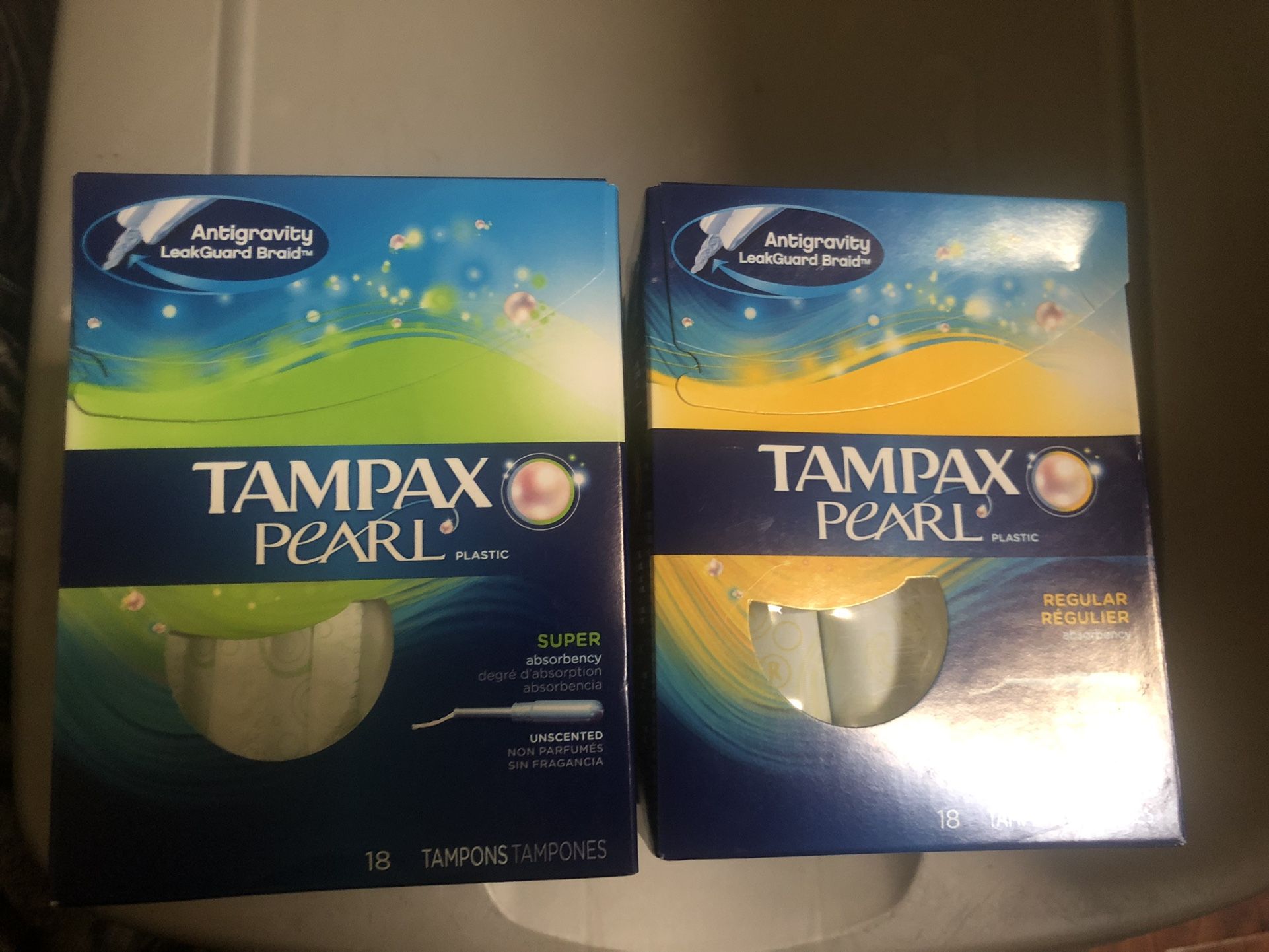 NEW Tampax Pearl Regular Or Super 18 Pack $3 Each