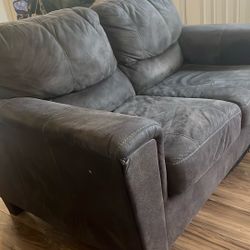 Gray Love Seat