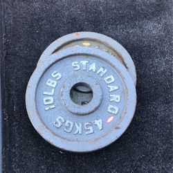 2-10lbs Olympic Style Weights