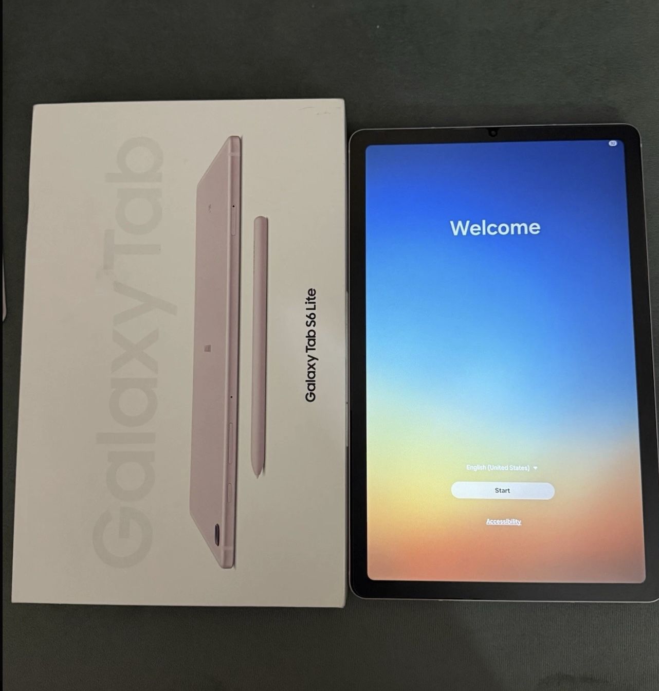 Samsung Galaxy Tab S6 Lite (2024) 10.4" WiFi, 128GB (Open Box) + $70 case +added Screen Protector + Original charger