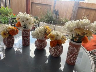 Mexican pottery vases