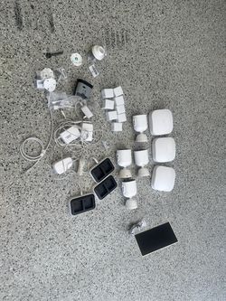 Arlo Security Camera System Lot – Cameras, Hubs, Batteries & Accessories – $50