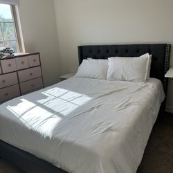 Queen Bed W/ Mattress