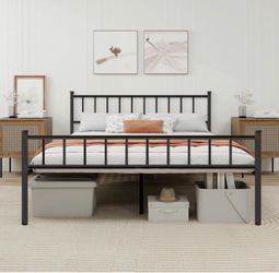 Full size bed frame brand new in box unopened