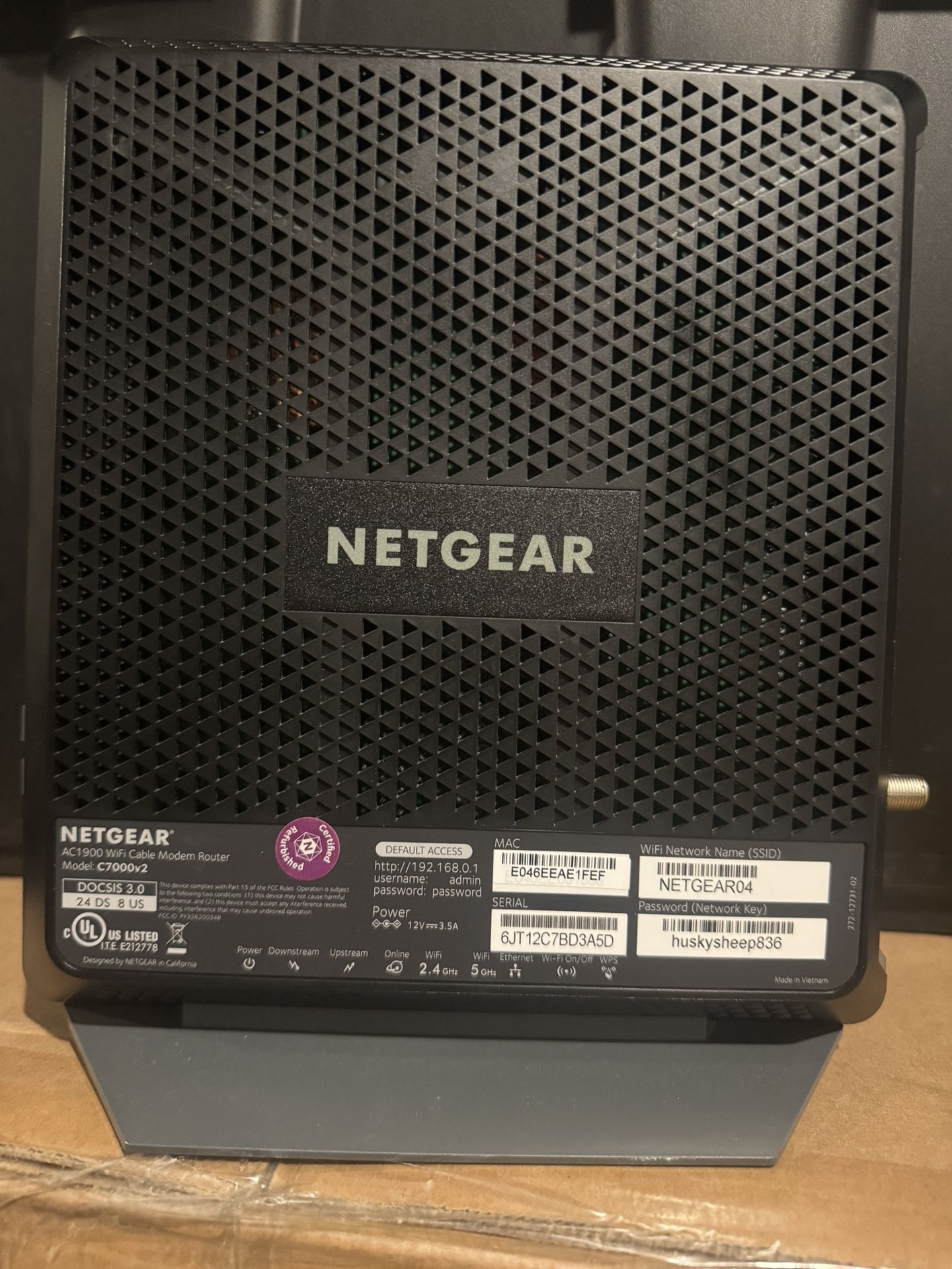 NETGEAR Nighthawk AC1900 