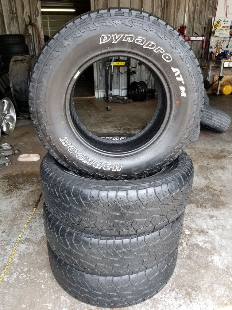 17 INCH TIRE 265/70R17 HANKOOK DYNAPRO ATM