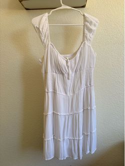 Large White Hollister Dress