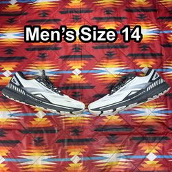 Brooks Adrenaline GTS 23 Gray Silver Mens Size 14 1103911D065 Running Shoes