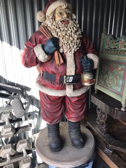 Full size Santa. About 4 ft