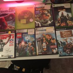 9 xbox 360/ playstation 2 games *work perfectly