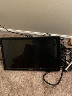 Computer monitor.