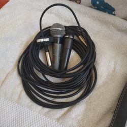 S M 57 & S M 58 With Cables