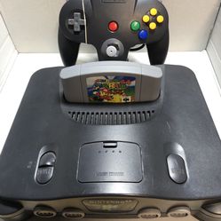 Read Description Nintendo 64 With Original  Controller and Super Mario 64