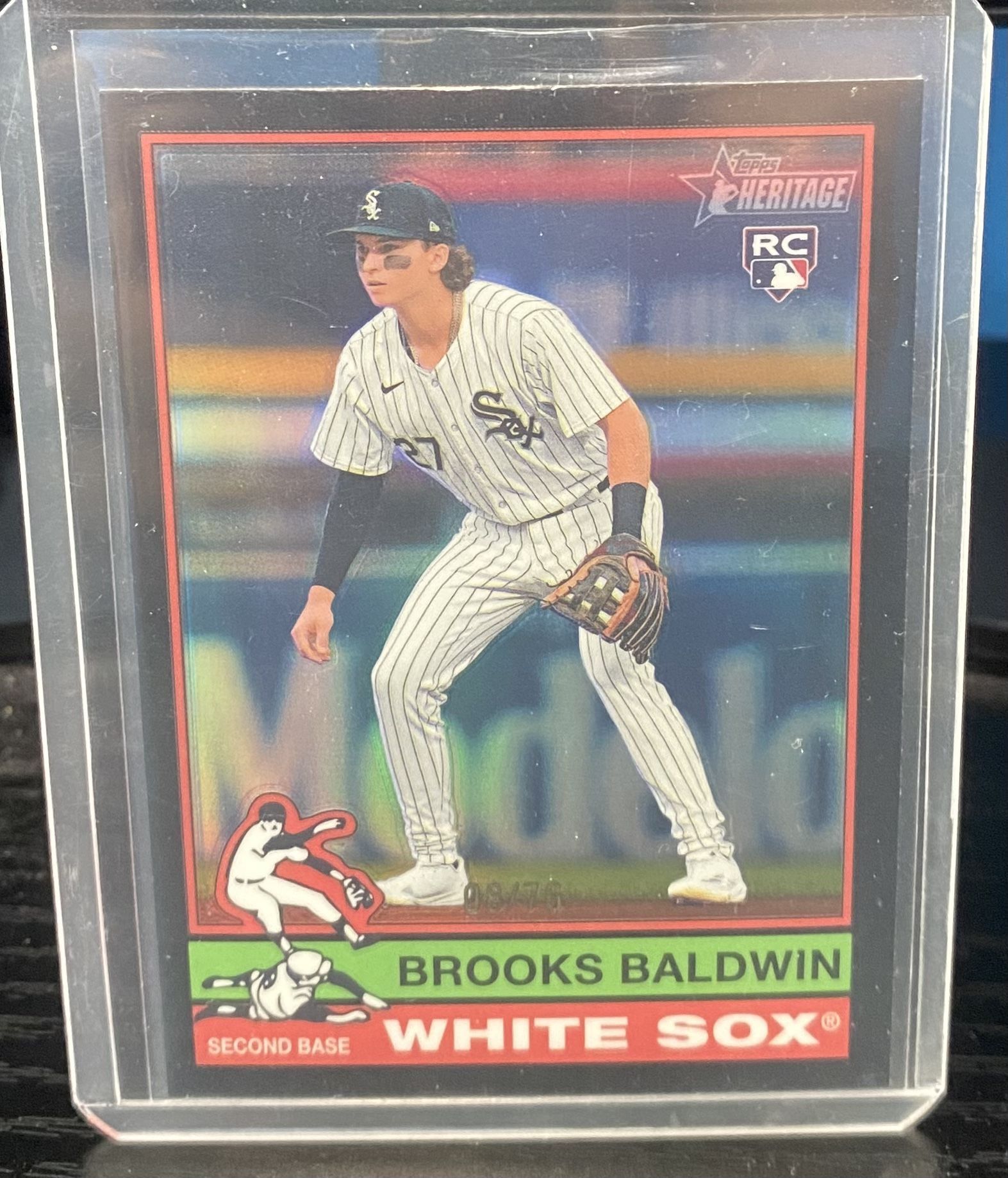 Brooks Baldwin Heritage Black Border #/76