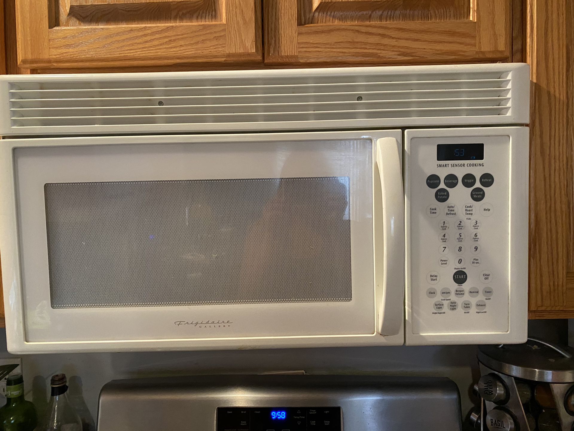 Frigidaire Gallery over the stove microwave
