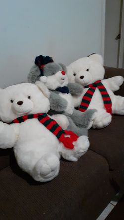 BIG Christmas teddy bears