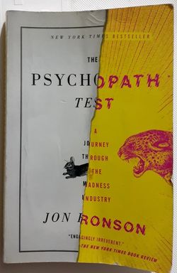 The Psycopath Test   By: Jon Ronson