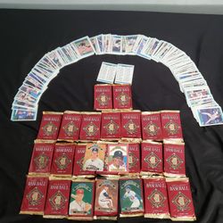 Major League Donruss 1992 Baseball Cards, 5 garenteeed special cards half opened
