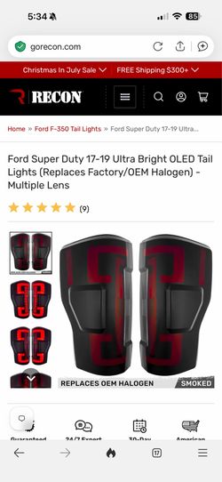 LED tail lights