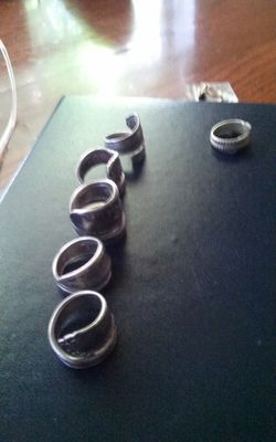 Sterling silver hand made rings