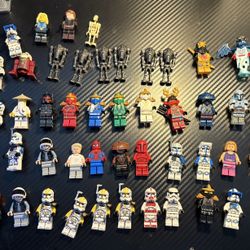 Lego Minifigures Lot of 54 Figs In Total 