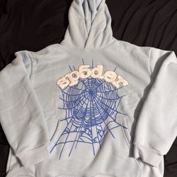 Sky Blue Spider Hoodie 