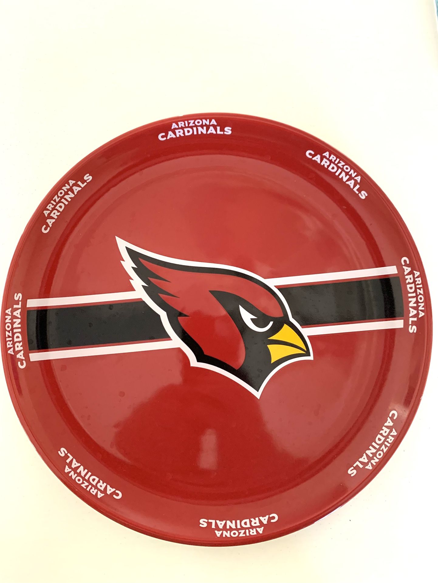 ARIZONA CARDINALS CERAMIC PLATE 