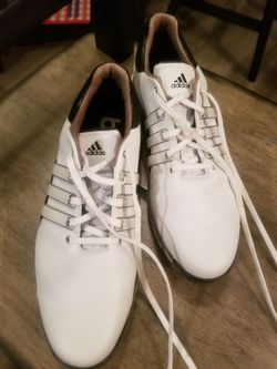 Men's Adidas gold shoes