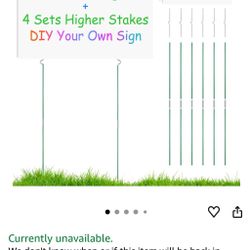 Blank Yard Signs. 18x24. New In Package