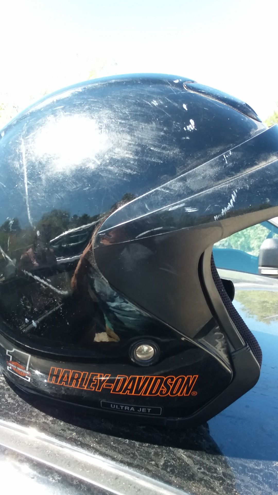 Photo Harley Davidson xl Snell ultra jet helmet
