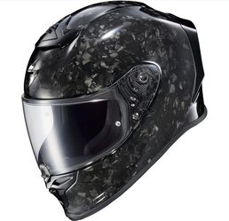 ScorpionEXO R1 Air Carbon Fiber Full Face Motorcycle Helmet with Pinlock Shield Bluetooth Ready Speaker Pockets DOT ECE Onyx (Onyx Gloss Black - Med