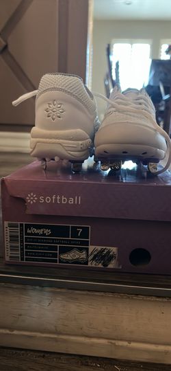 New metal softball cleats