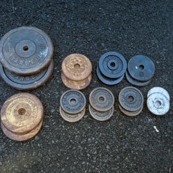 123lb standard 1" weights