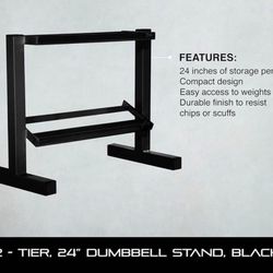 Dumbells Rack 2 3 Tier  Capacity 500 lbs  Brand New in Box 60$ Black or White Color