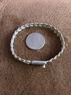 Sterling Silver Rope Braclet 75.00