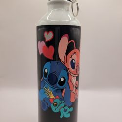 Stitch And Angel Water Bottle