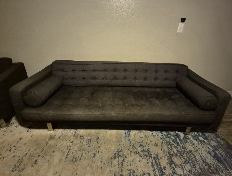 Crate and Barrel sofa and chair for sale