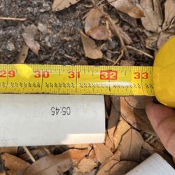 32 Inch Long 2 Inch PVC Pipe Schedule 40 