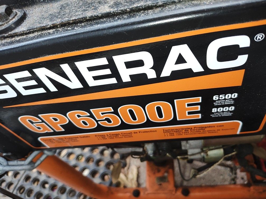 Generac Generator GP6500E