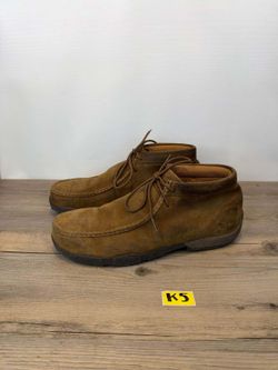 Twisted X MDMST01 Men's Steel Toe Chukka Work Driving Mocs Size 13M