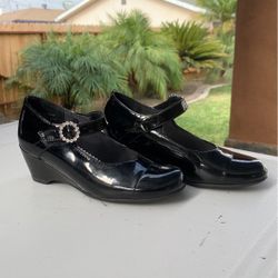 Girl Black Dress Shoes