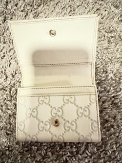 Gucci GG Embossed Leather Card Wallet