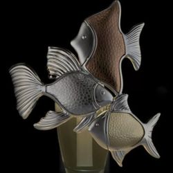 METALLIC FISH TRIO NIGHTLIGHT WALLFLOWER FRAGRANCE PLUG