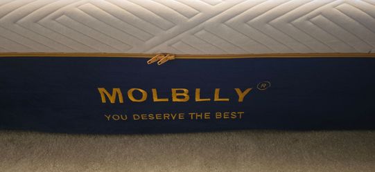 Moblly Full Sz Memory Foam Mattress with 2" foam topper! Clean