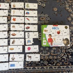 Alphabet match puzzle