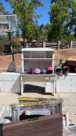 Desk and drawers