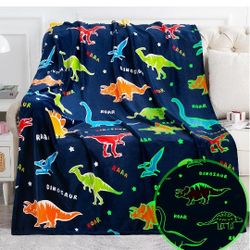 Kid's Glow In The Dark Blankets. NEW