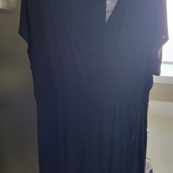 Black Crossover Dress