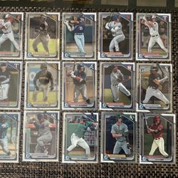 21 Bowman Chrome Baseball Cards Mixed 