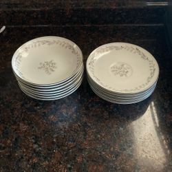 12 Porcelain Plates